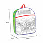 Ratna's My Colouring School Bag Colour It & Use It DIY Art & Craft Kit