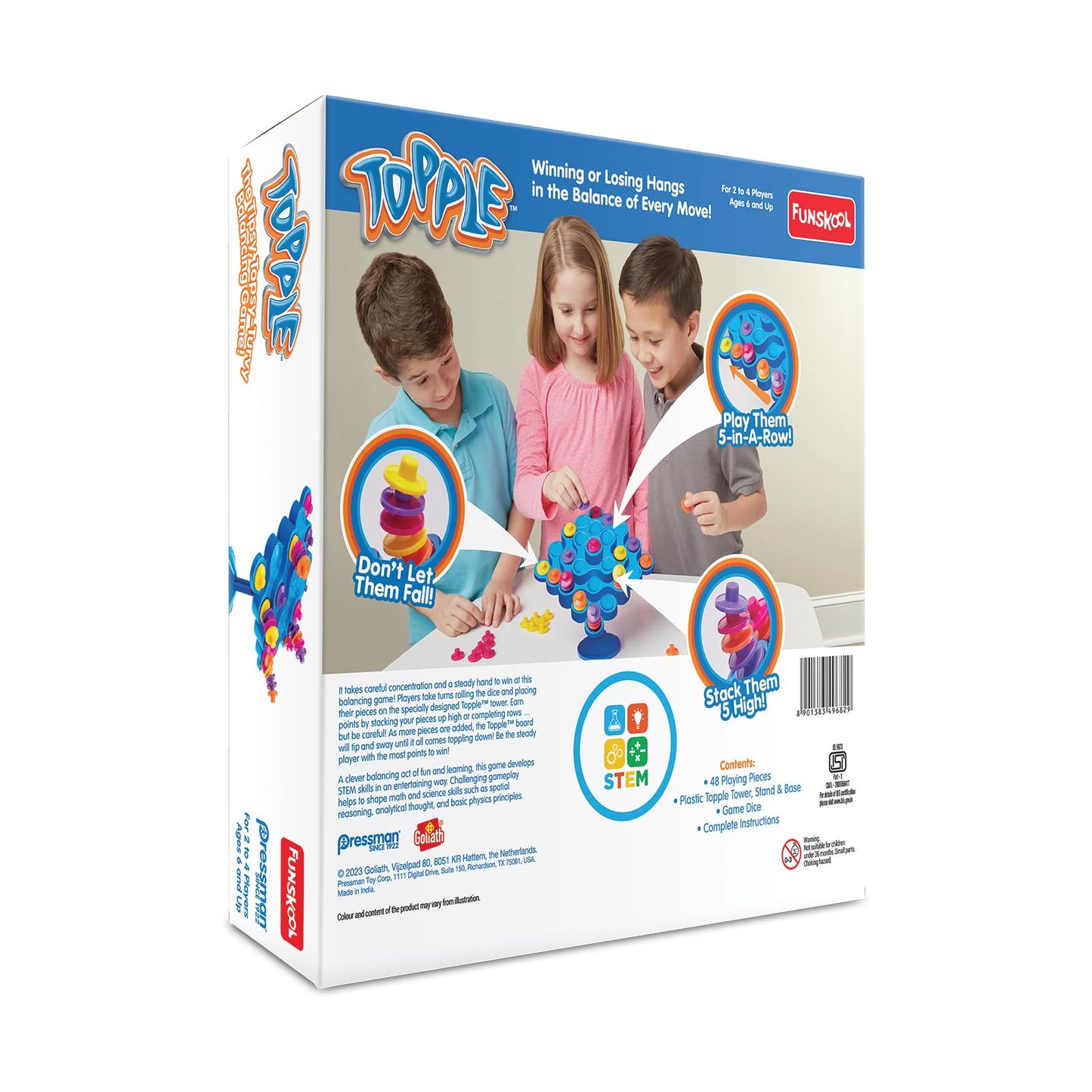Funskool Topple Strategy Board Game