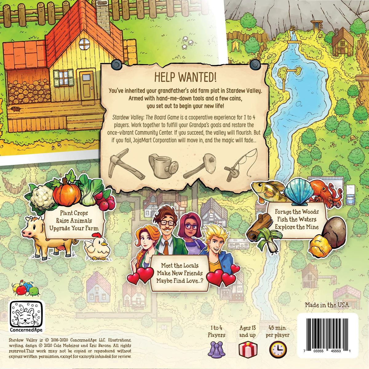 ConcernedApe Stardew Valley Cooperative Board Game