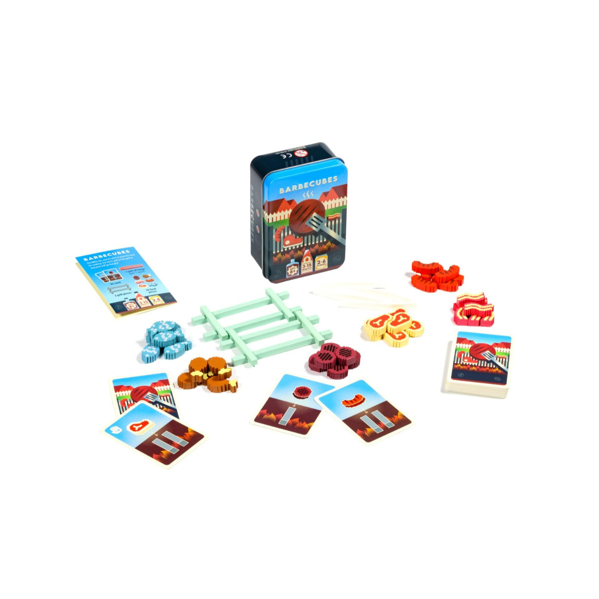 Alley Cat Games Barbecubes Board Game (Cardboard Box)