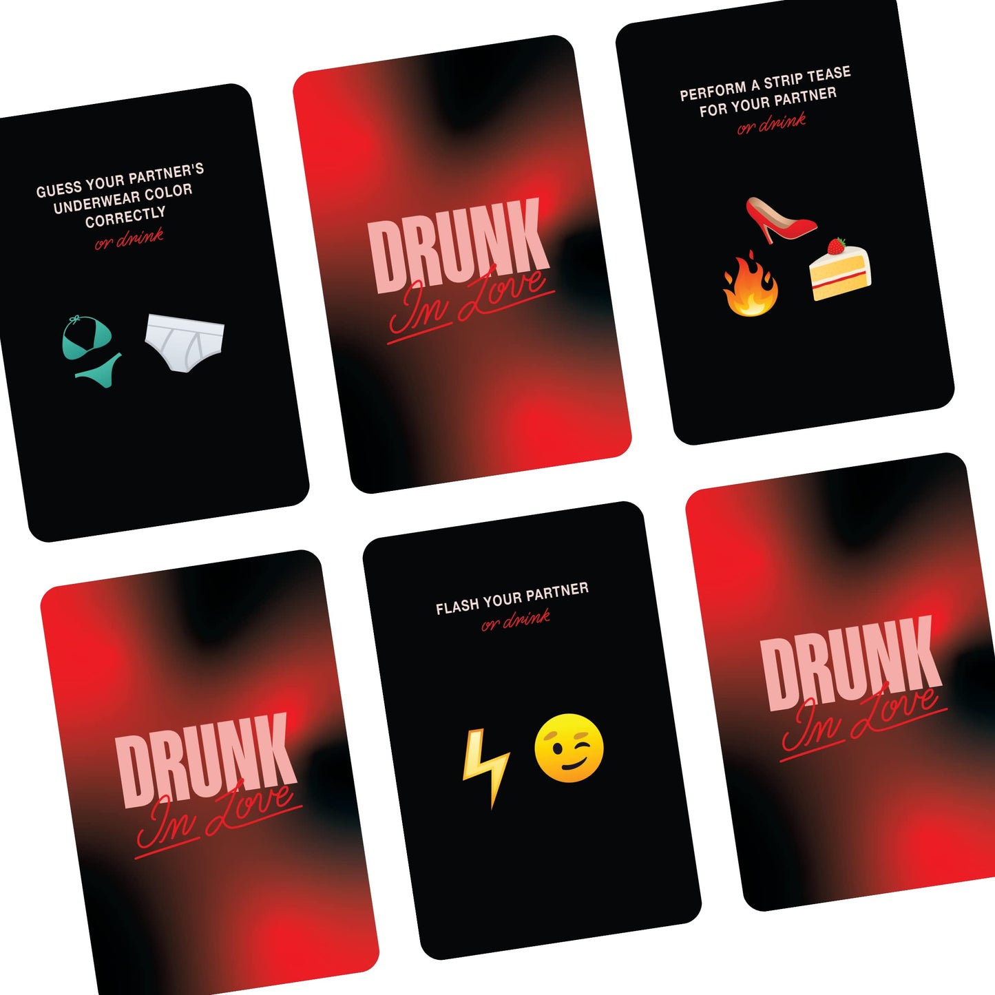 Drunk in Love Couples Drinking Card Game