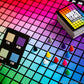 Hues and Cues - Vibrant Color Guessing Board Game for 3-10 Players Ages 8+ Connect Clues and Guess from 480 Color Squares