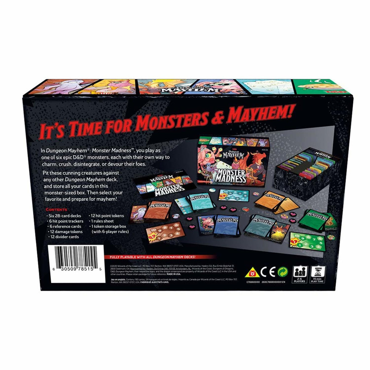 Dungeon Mayhem Monster Madness Dungeons & Dragons Card Game