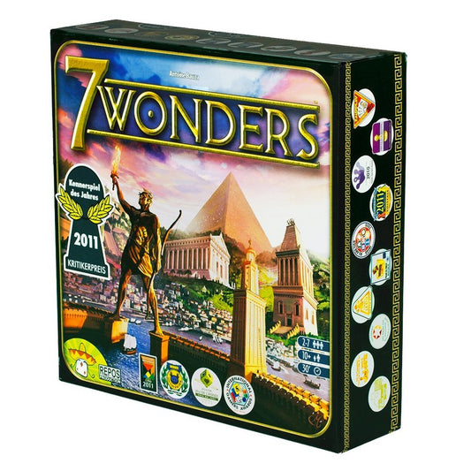 Repos Production Asmodee 7 Wonders Board Game - Lead Your Civilization to Prosperity