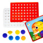 Toysbox Button Art Animals 2in1 Pictures & Patterns Creating Learning & Educational Kit