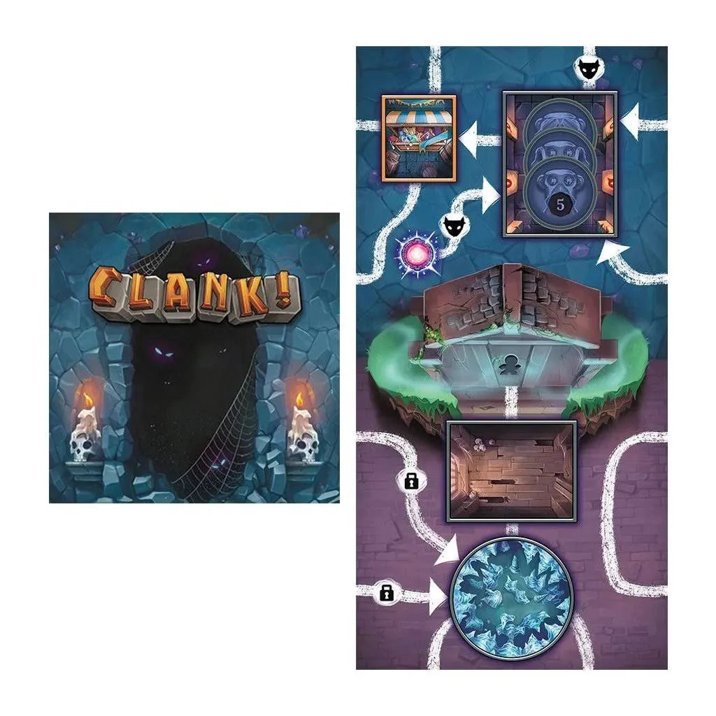 Dire Wolf Clank! Catacombs Board Game