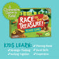Peaceable Kingdom Race to the Treasure! Cooperative Path Building Game