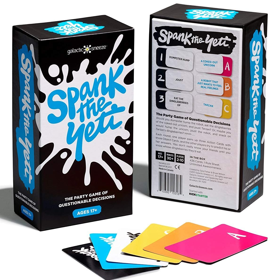 Spank The Yeti The Party Game of Questionable Decisions