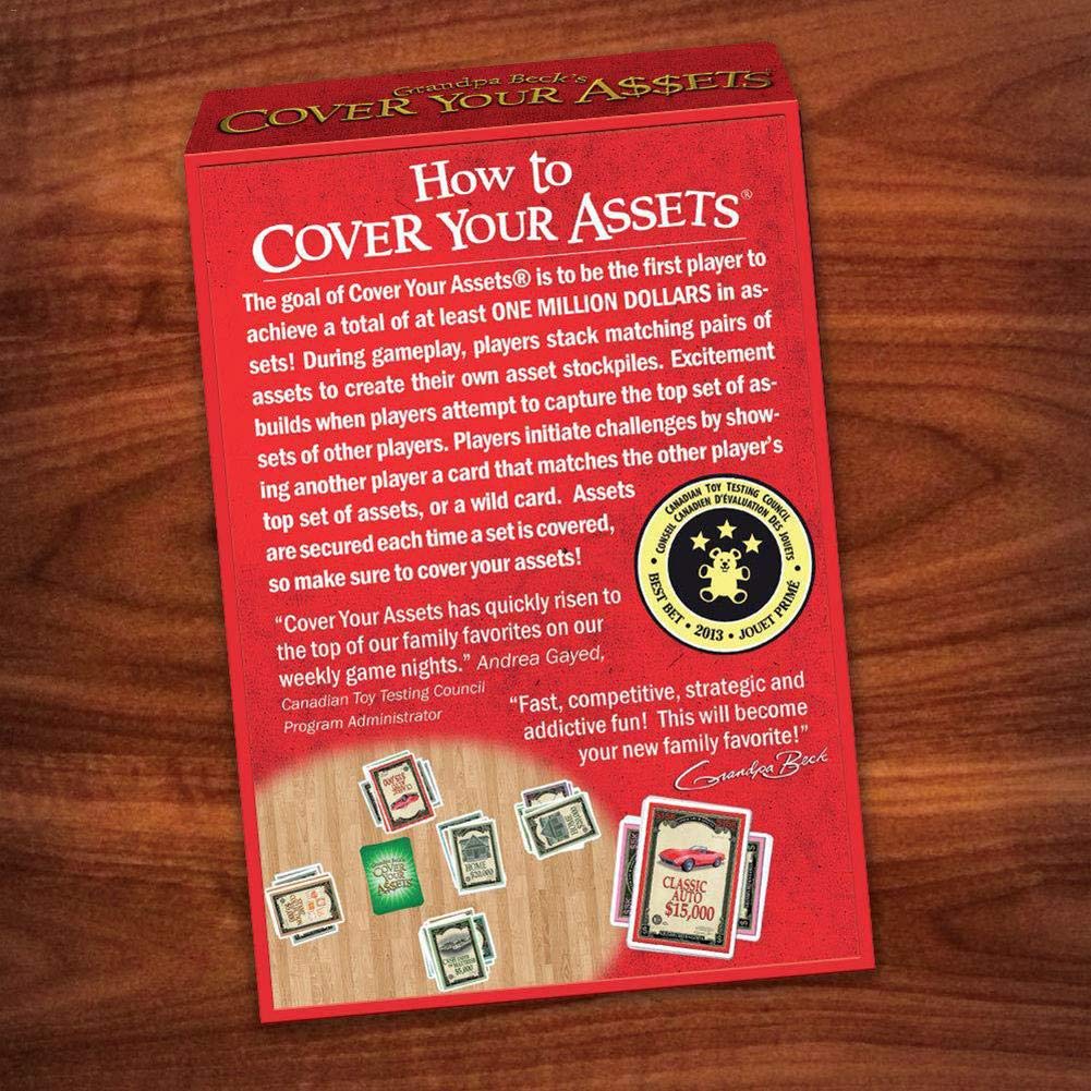 Grandpa Beck's Games Cover Your Assets Card Game