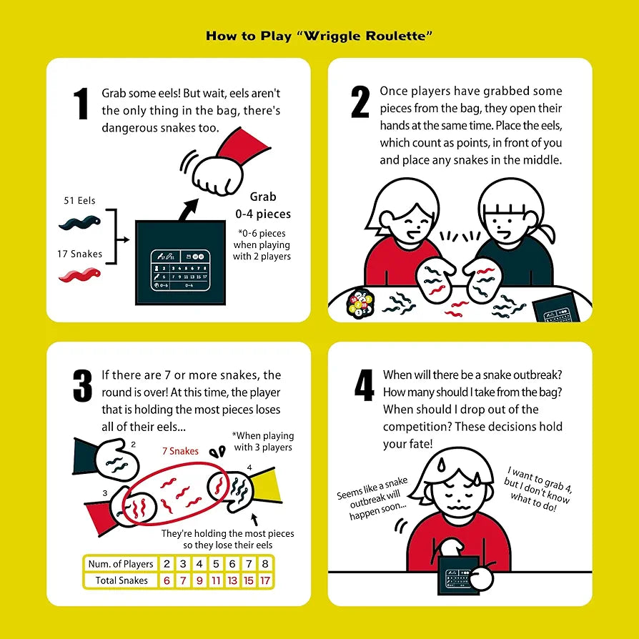 Oink Games Wriggle Roulette Board Game