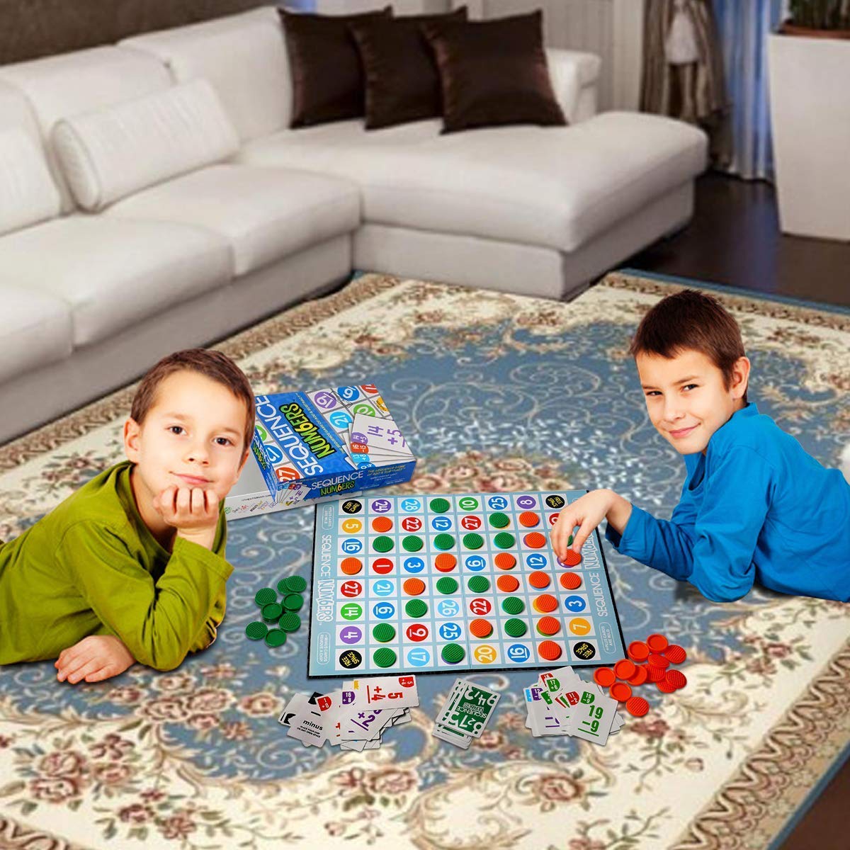 Sequence Numbers Board Game