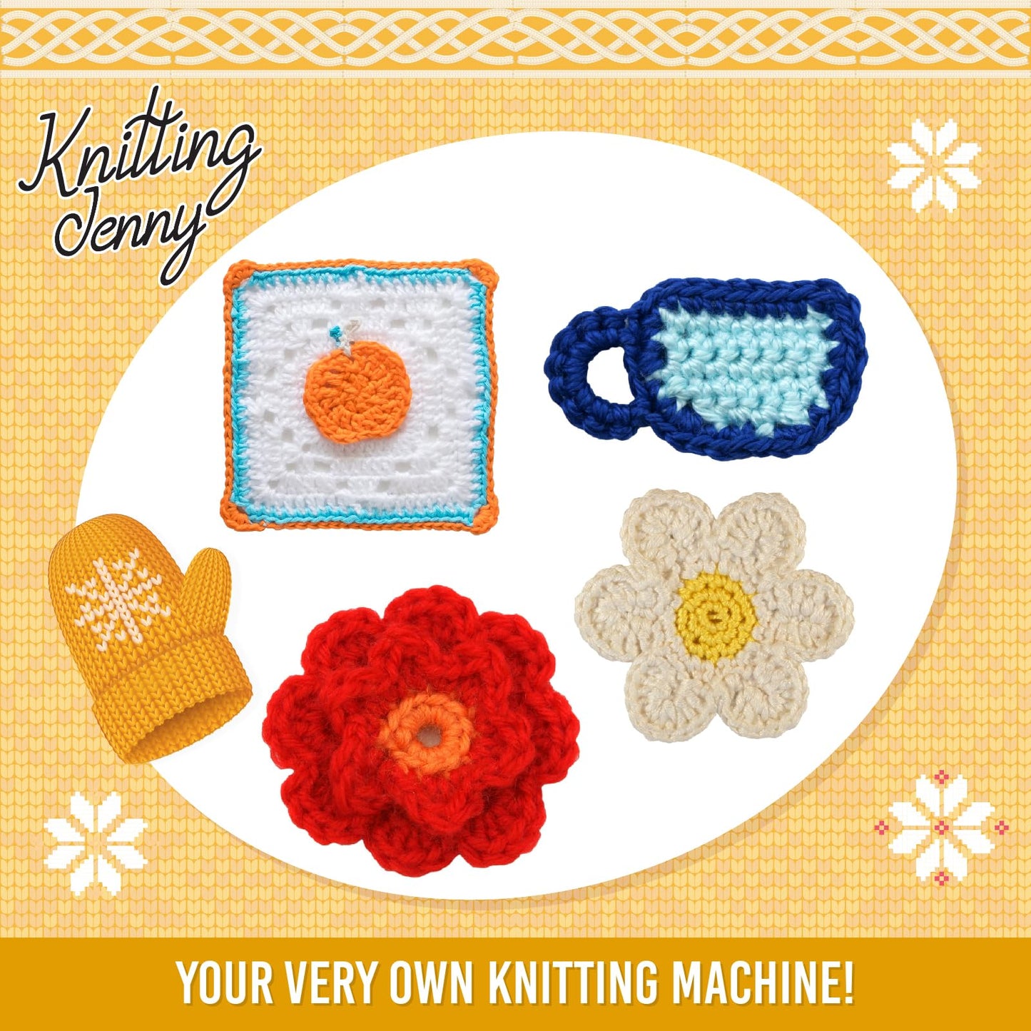 Handycrafts Funskool Knitting Jenny DIY Kit