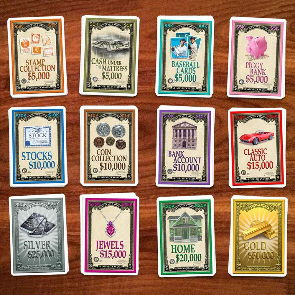 Grandpa Beck's Games Cover Your Assets Card Game