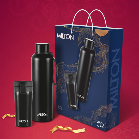 Milton Gloria Gift Set Aura 1000 Coffee Mug 350 ml Black