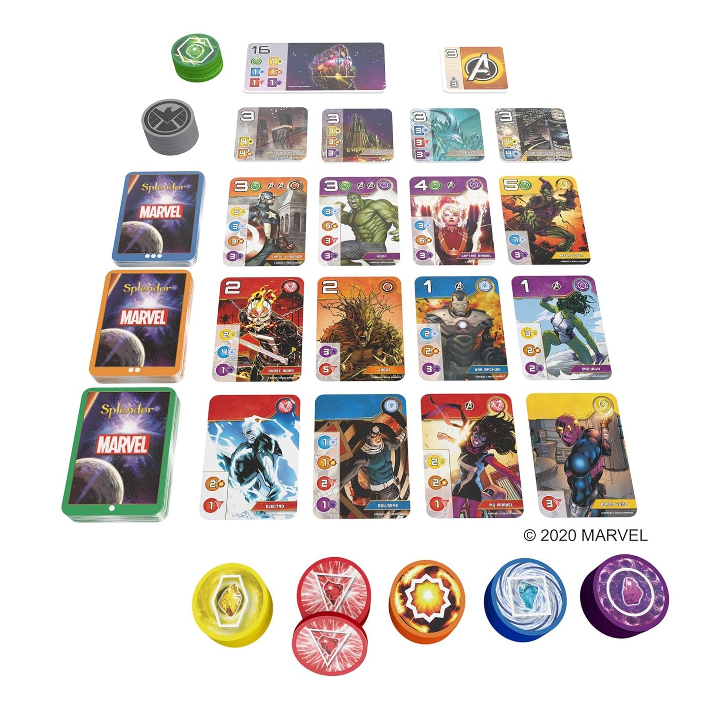 Space Cowboys Marvel Splendor Strategy Board Game