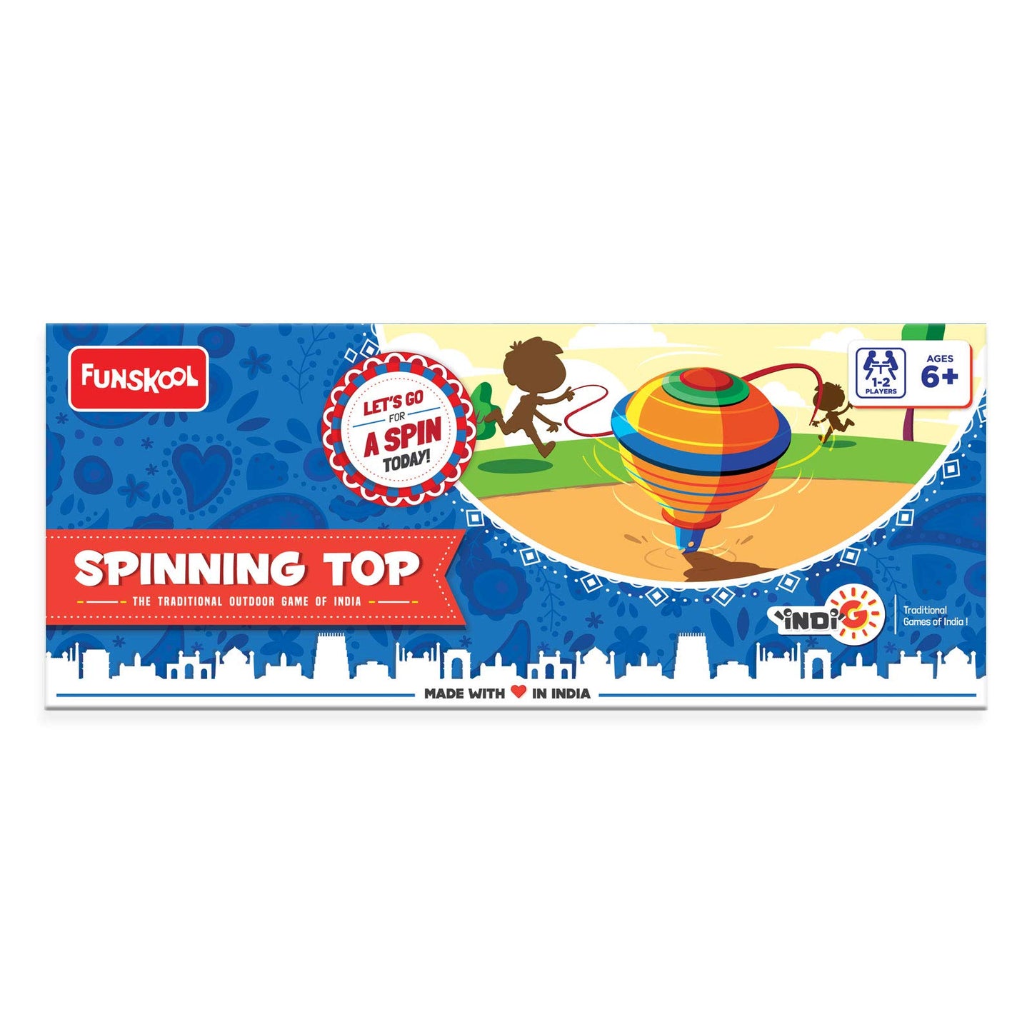 Funskool Games Spinning Top The Traditional Outdoor Games of India
