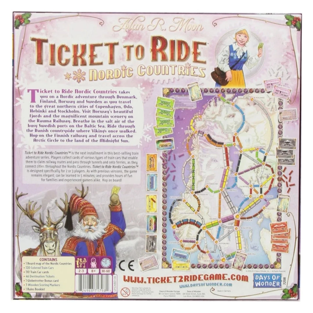 Ticket to Ride Nordic Countries Board Game