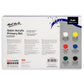 Mont Marte Satin Acrylic Primary Set 6 x 75ml (2.5 US fl.oz)