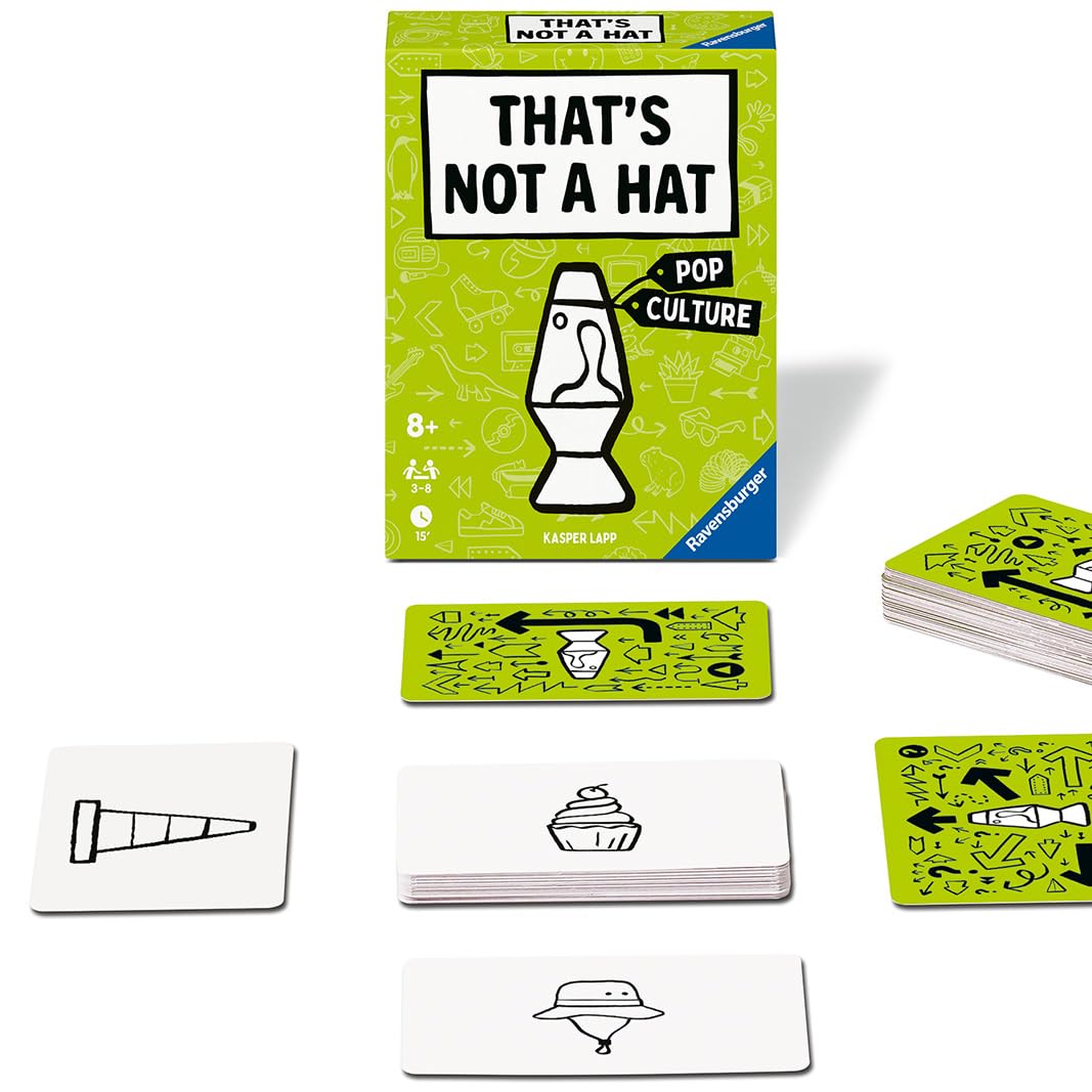 Ravensburger that’s Not A Hat - Pop Culture - Fun Bluffing & Memory Party Card Game