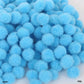 Pom Pom Balls 2 Cm 500 Pc's Single Shades