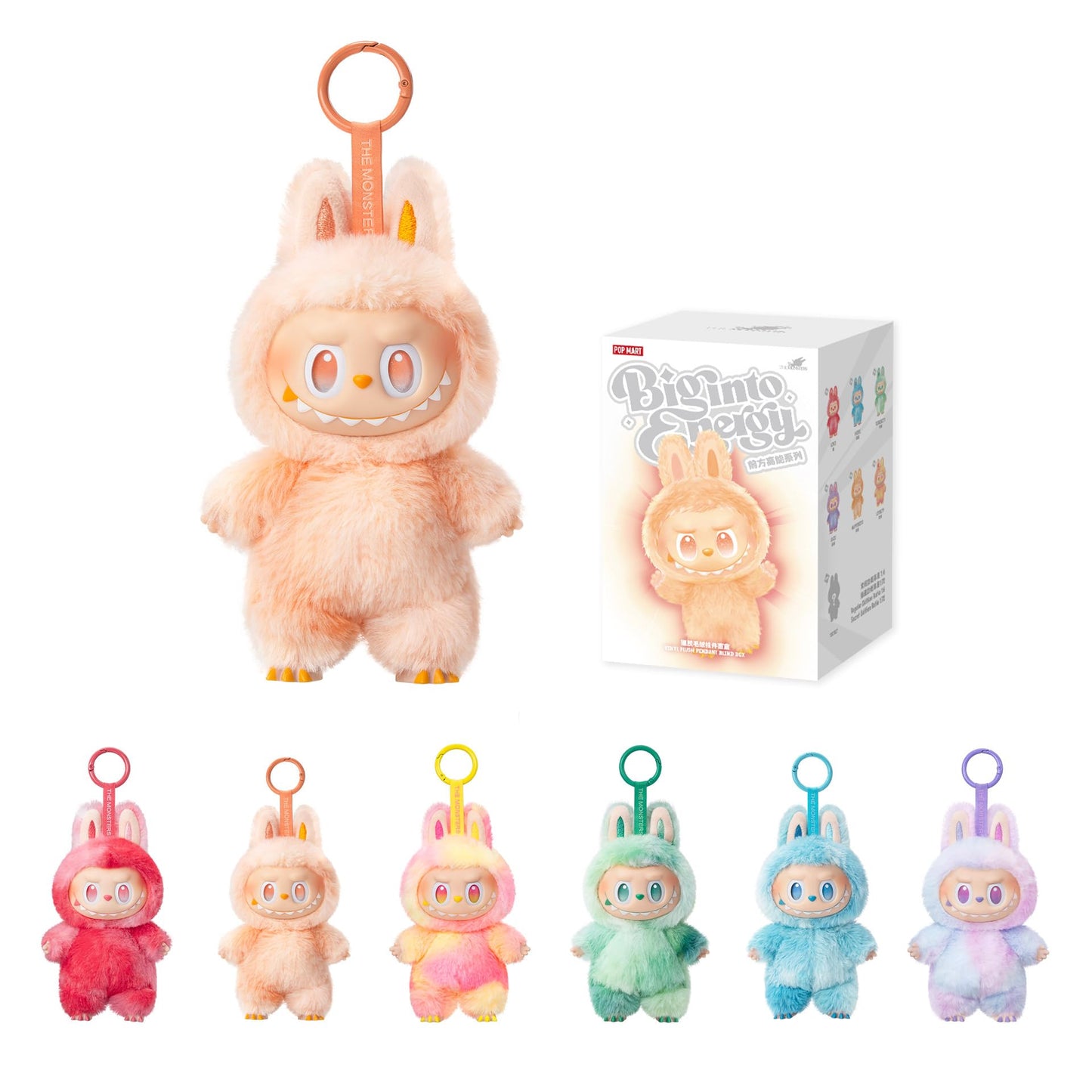 Pop Mart Labubu The Monsters Big into Energy Series Vinyl Plush Pendant Blind Box Blind Box Figures