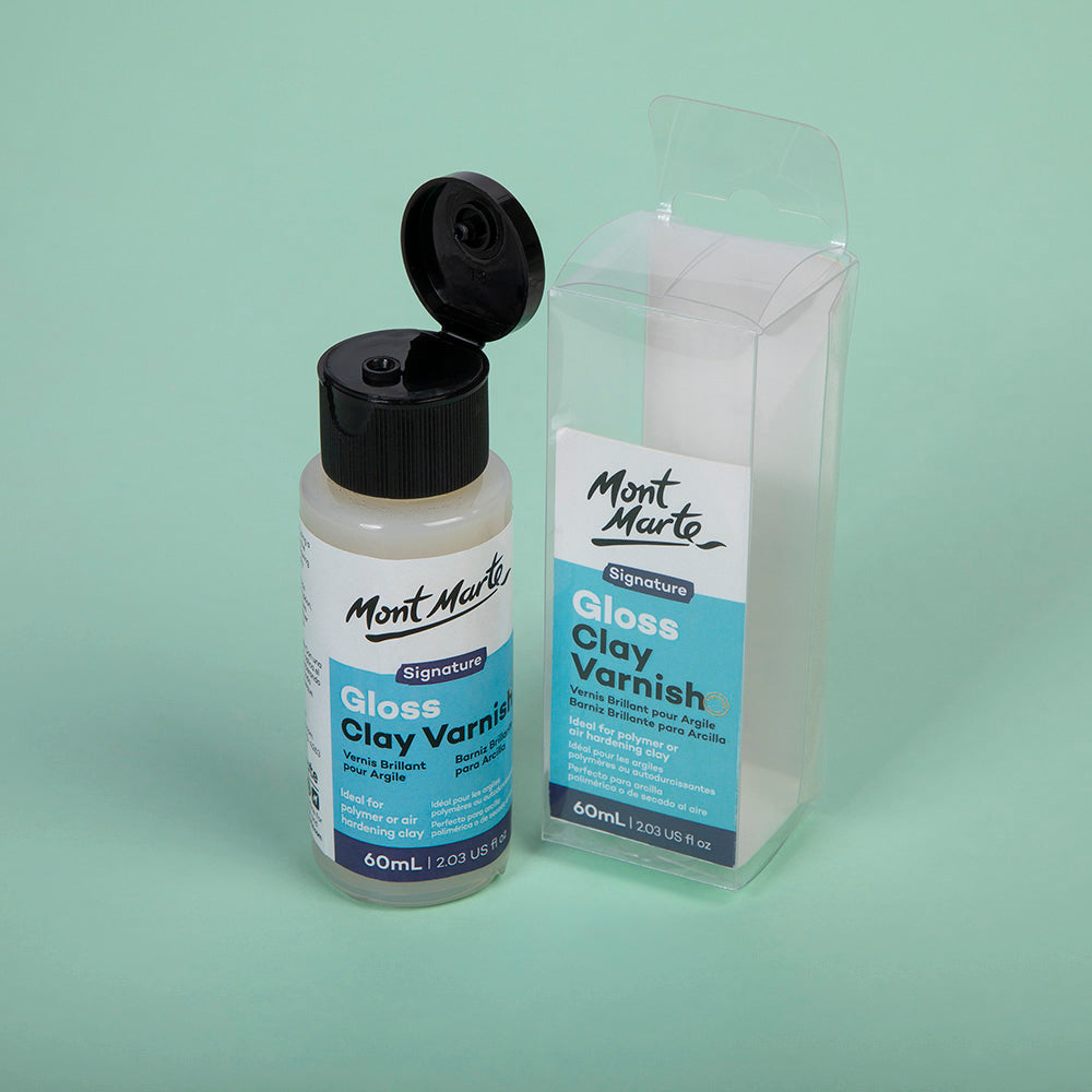Mont Marte Gloss Clay Varnish Signature 60ml (2.02 US fl.oz)