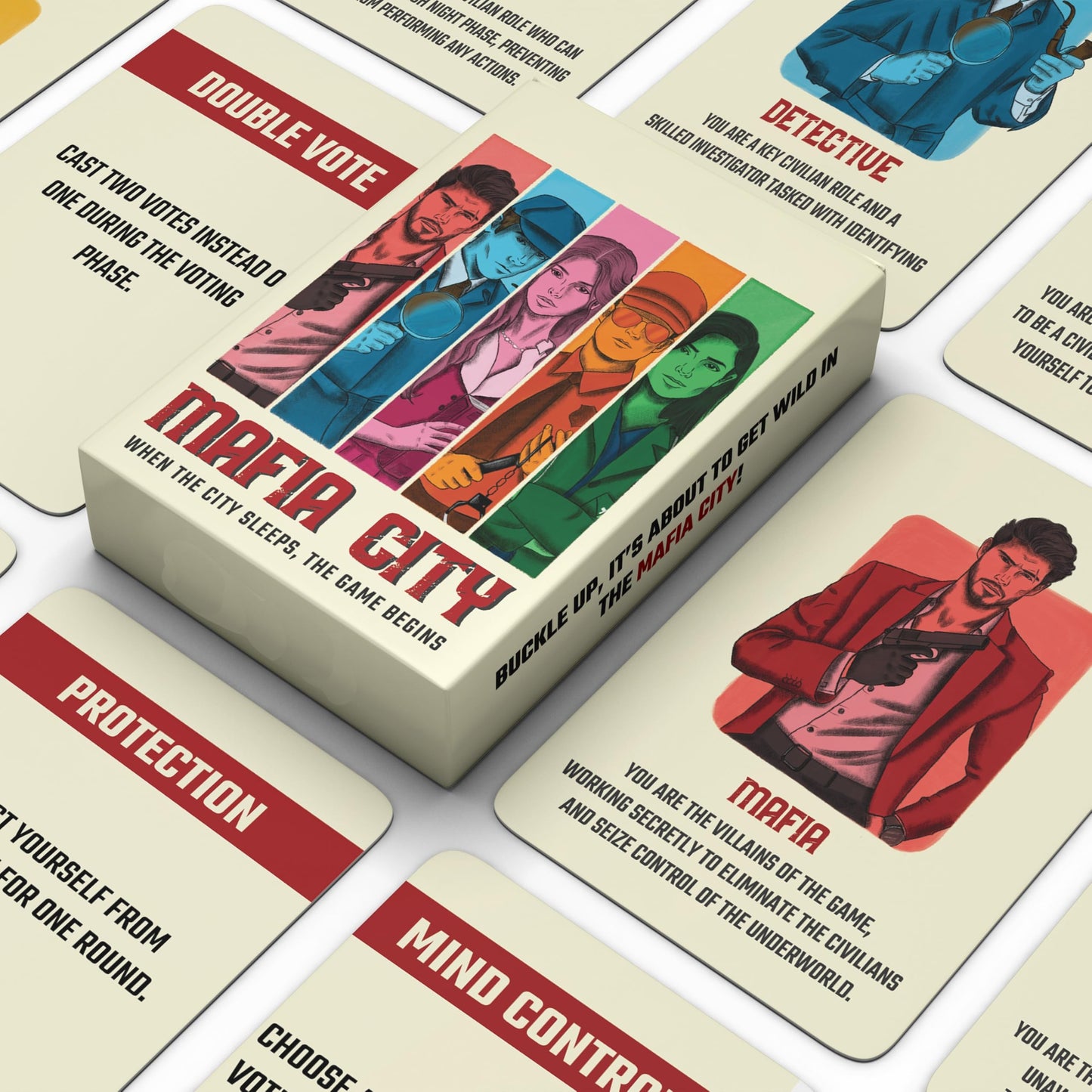 Mafia City Card Game Ultimate Strategy Party Game