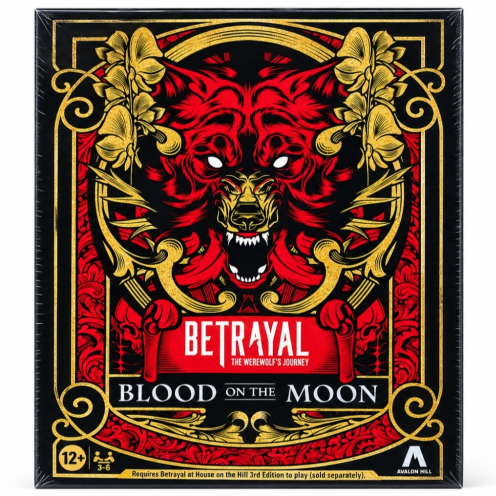 Avalon Hill Betrayal The Werewolf's Journey Blood on the Moon Expansion Board Game