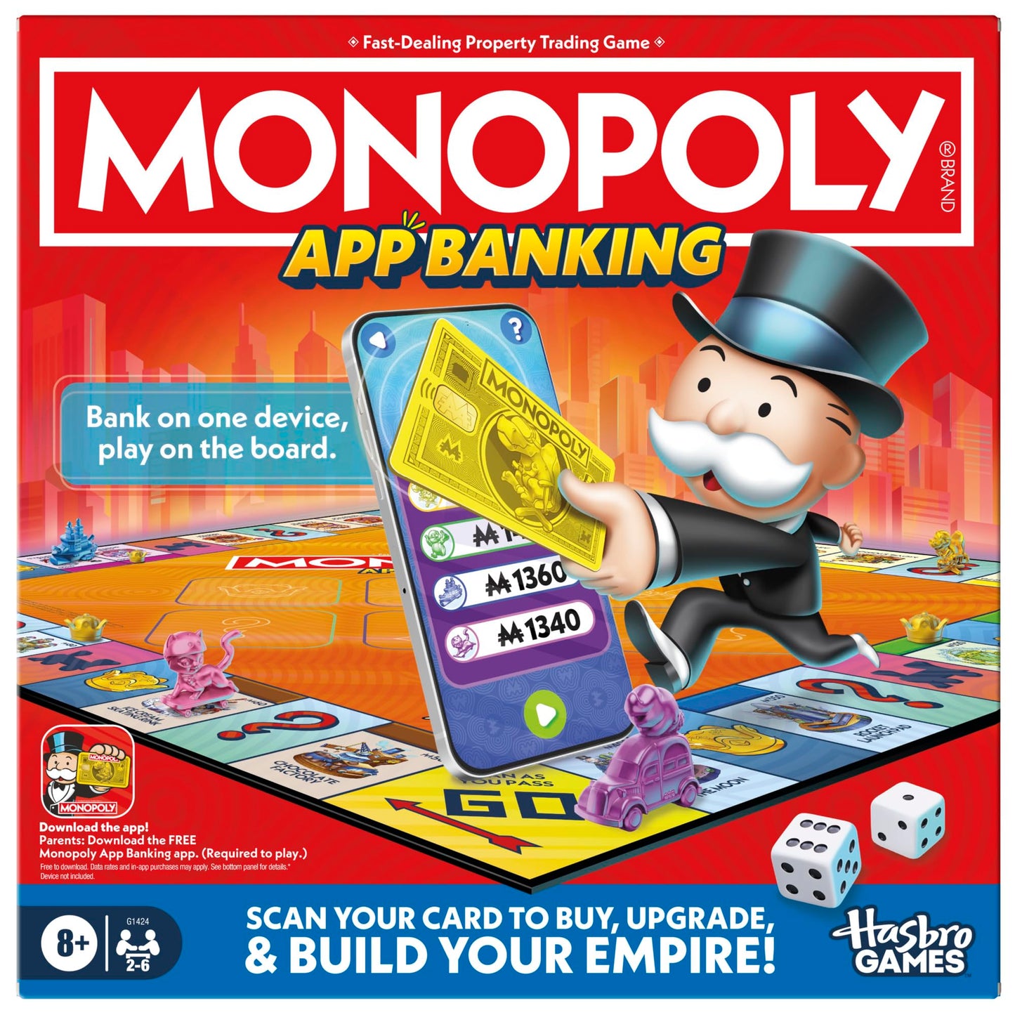Hasbro Gaming Monopoly App Banking Board Game