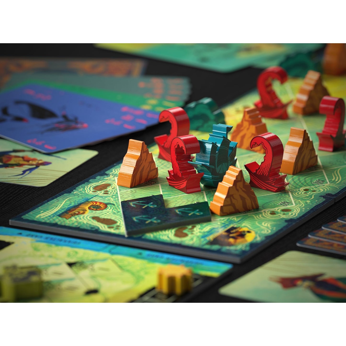 Sail Board Game Co-op Trick Taking Game