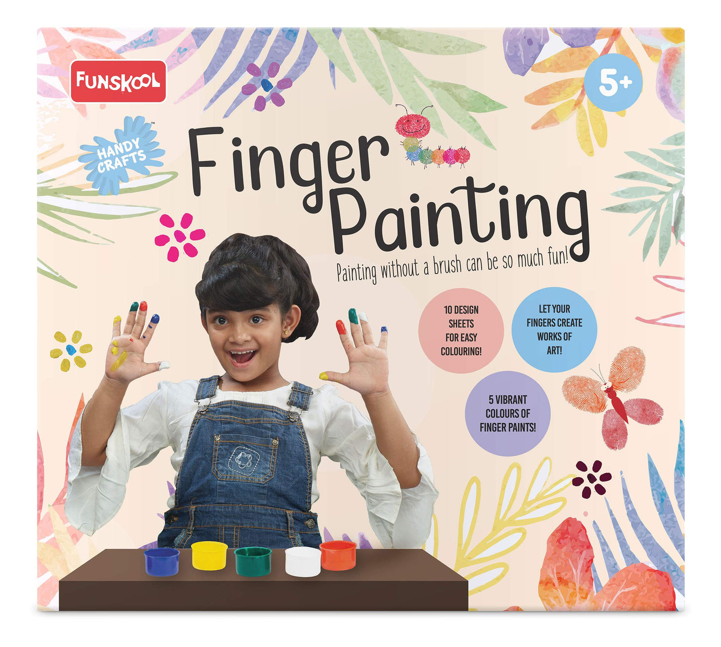 Handycrafts Funskool Finger Painting DIY Kit