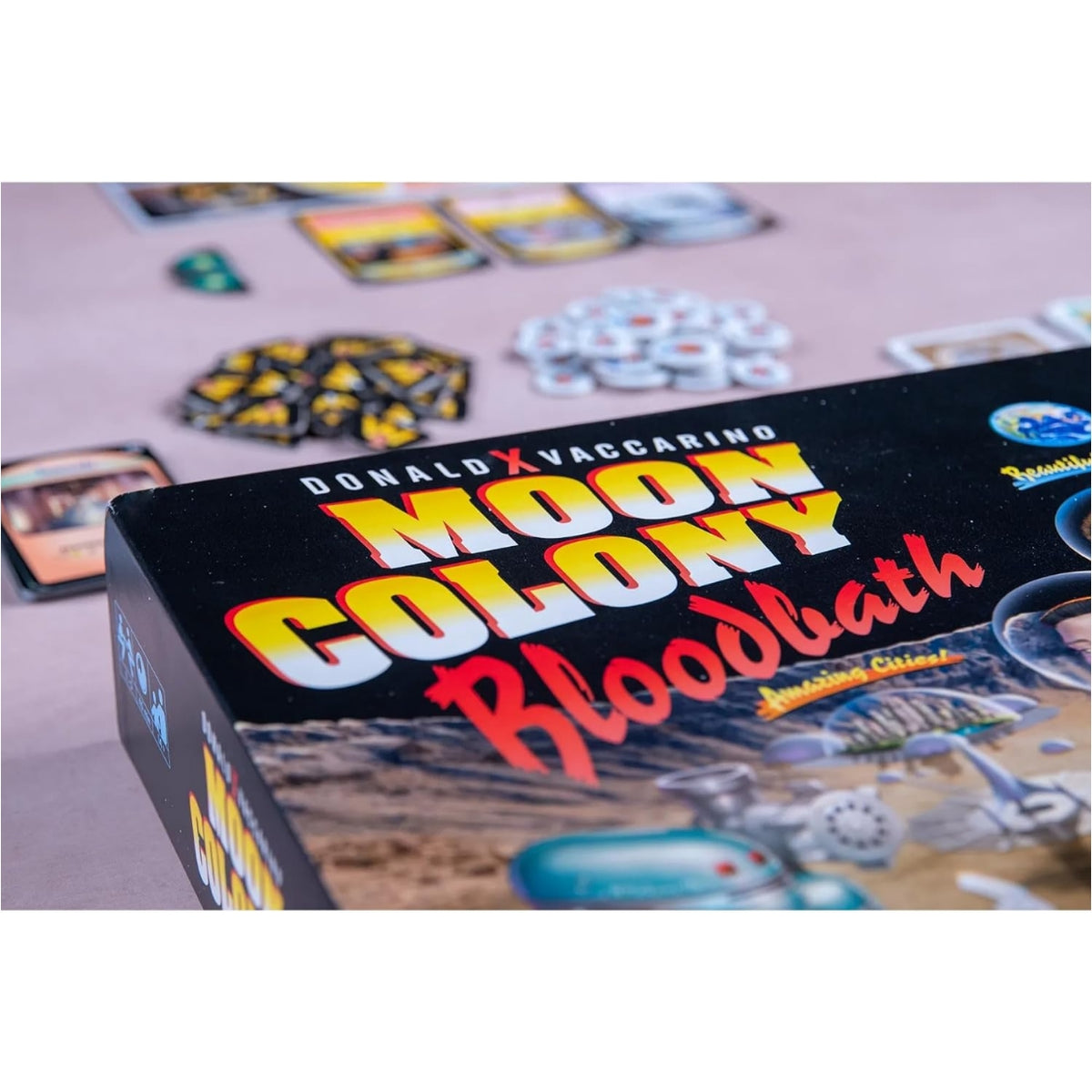 Rio Grande Games Moon Colony Bloodbath Strategy Engine Building Card Game