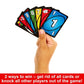 UNO Show ‘em No Mercy Card Game Tough New Rules, Endless Fun for Game Nights 168 Cards