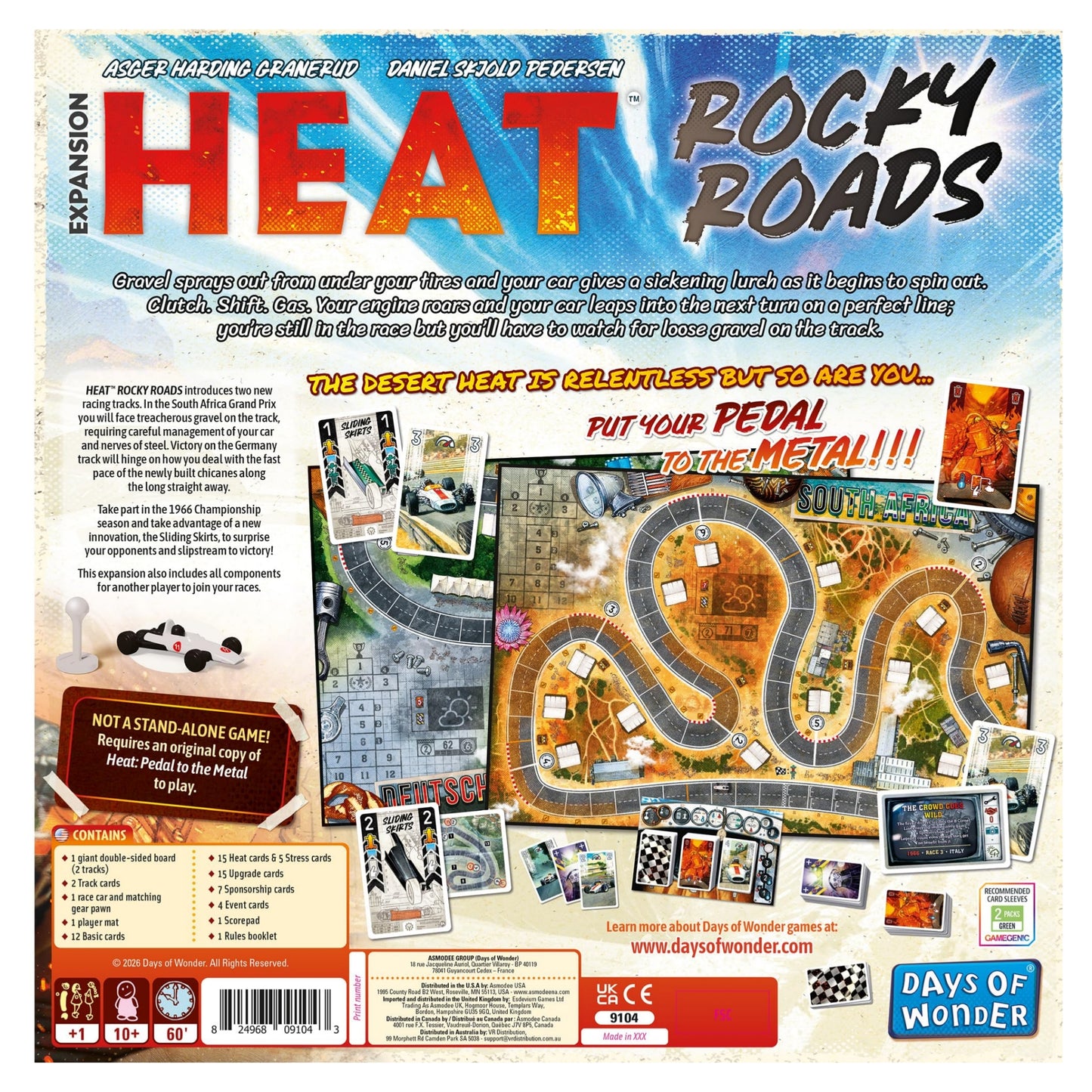 Asmodee Heat Rocky Roads Board Game Expansion