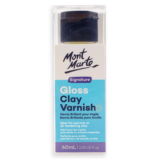 Mont Marte Gloss Clay Varnish Signature 60ml (2.02 US fl.oz)