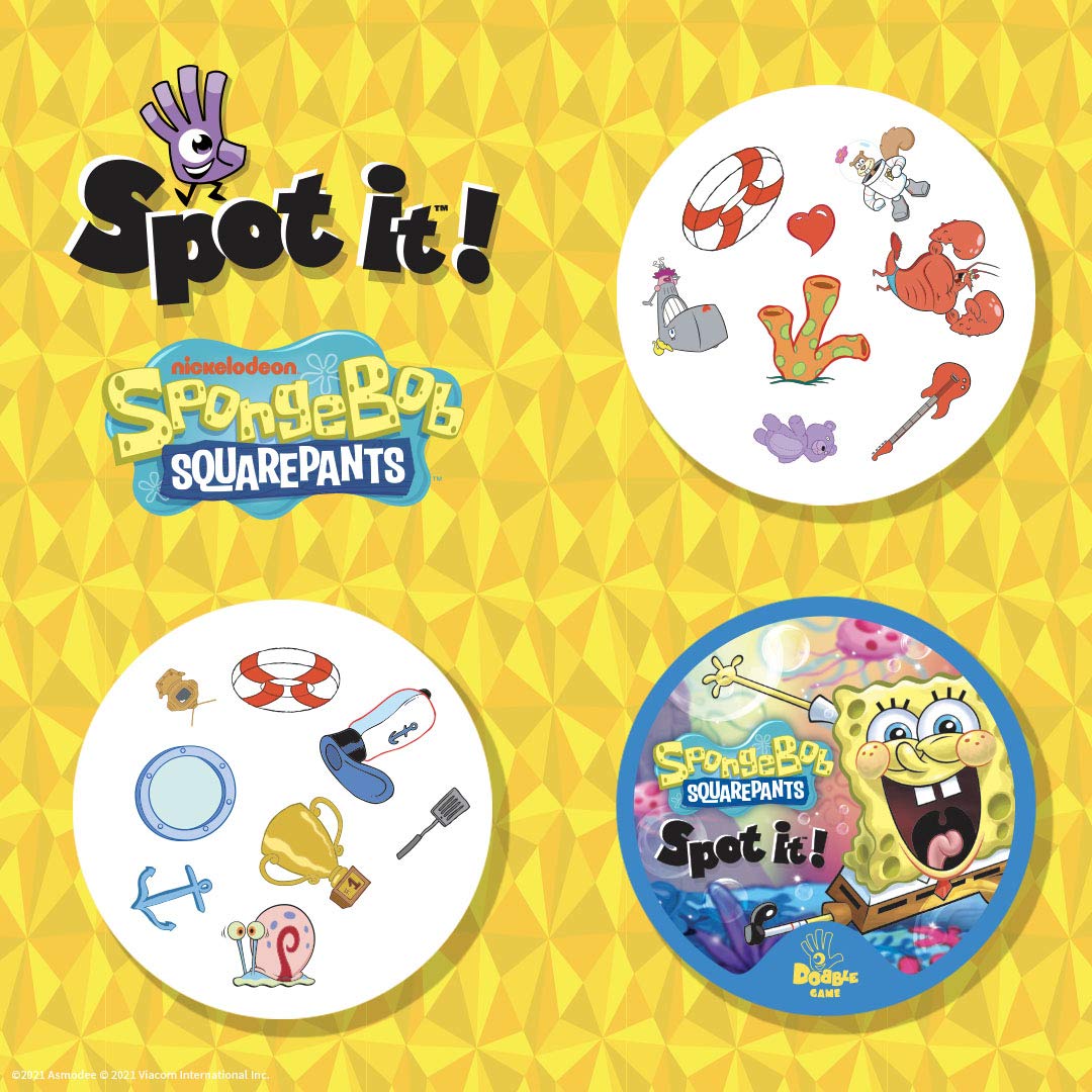 Spot It! SpongeBob SquarePants Dobble Card Game