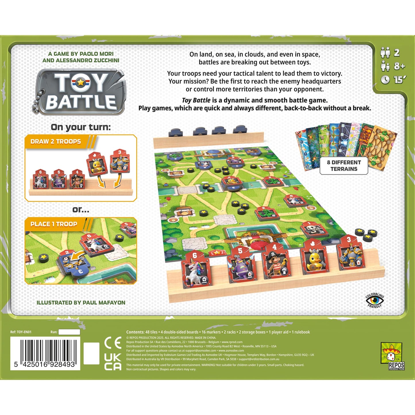 Asmodee Toy Battle Board Game