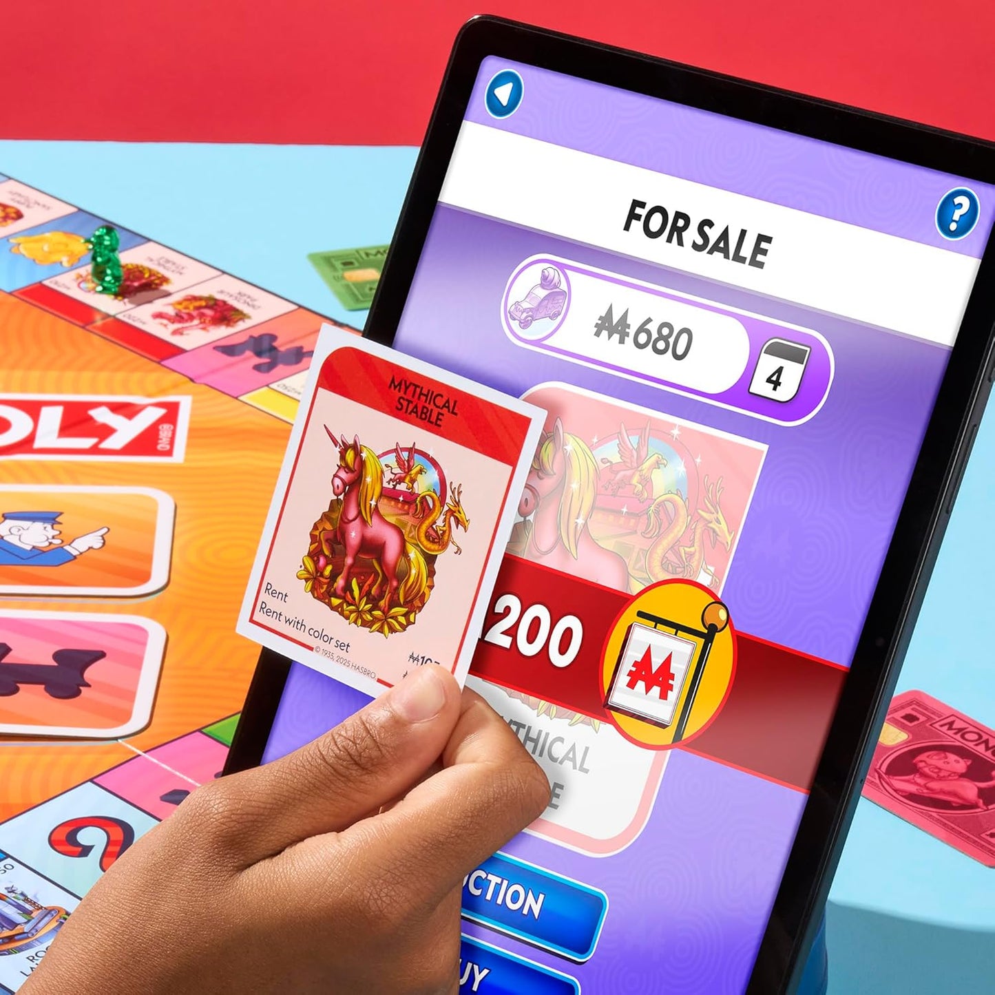 Hasbro Gaming Monopoly App Banking Board Game