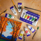 Mont Marte Satin Acrylic Primary Set 6 x 75ml (2.5 US fl.oz)