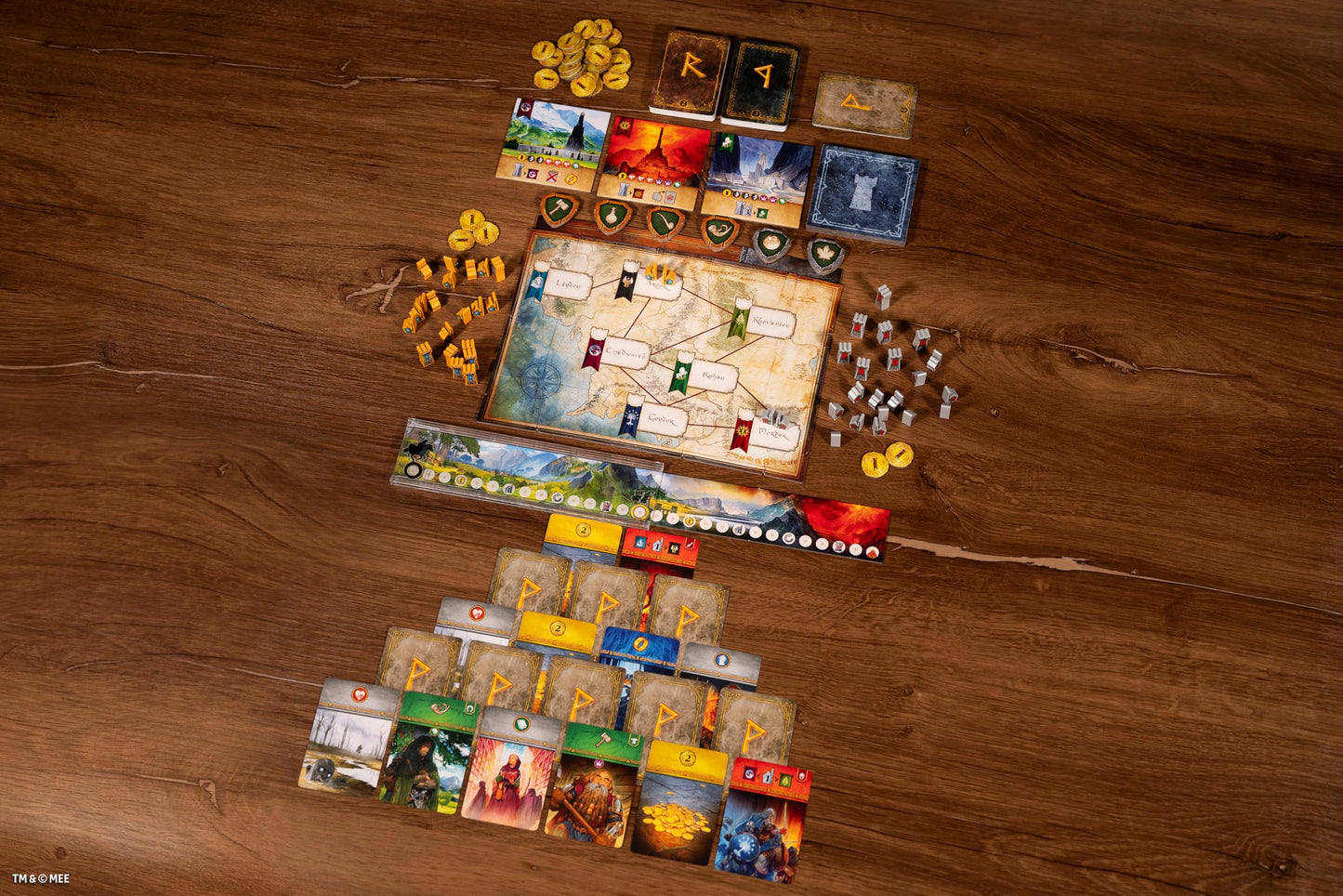 Asmodee The Lord of The Rings Duel for Middle Earth Board Game