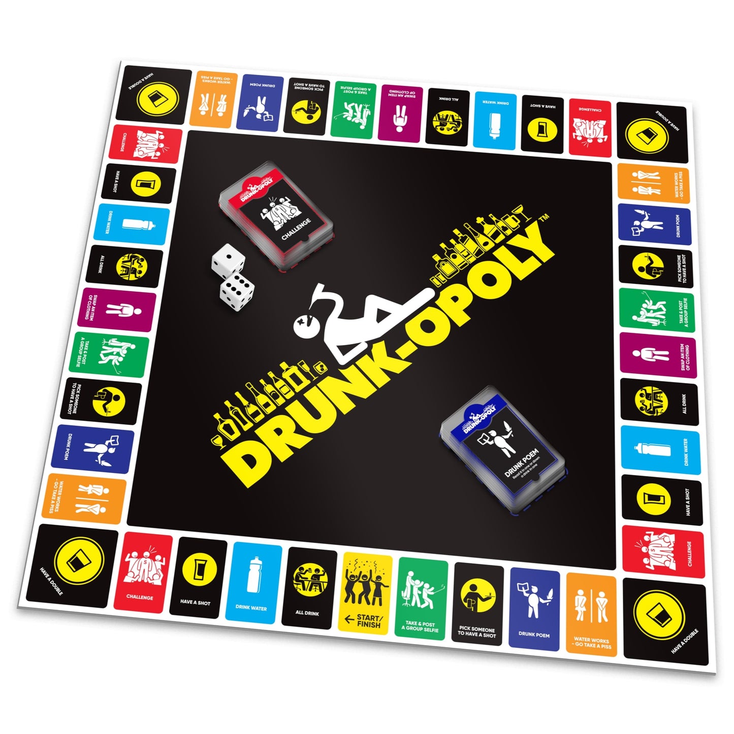 Drunk-opoly Party Board Games