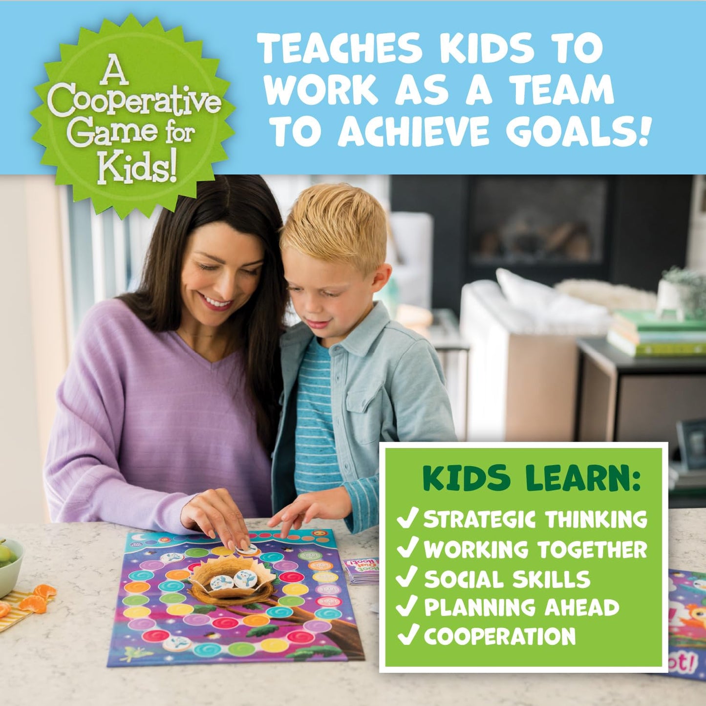 Peaceable Kingdom Hoot Owl Hoot - Cooperative Matching Game