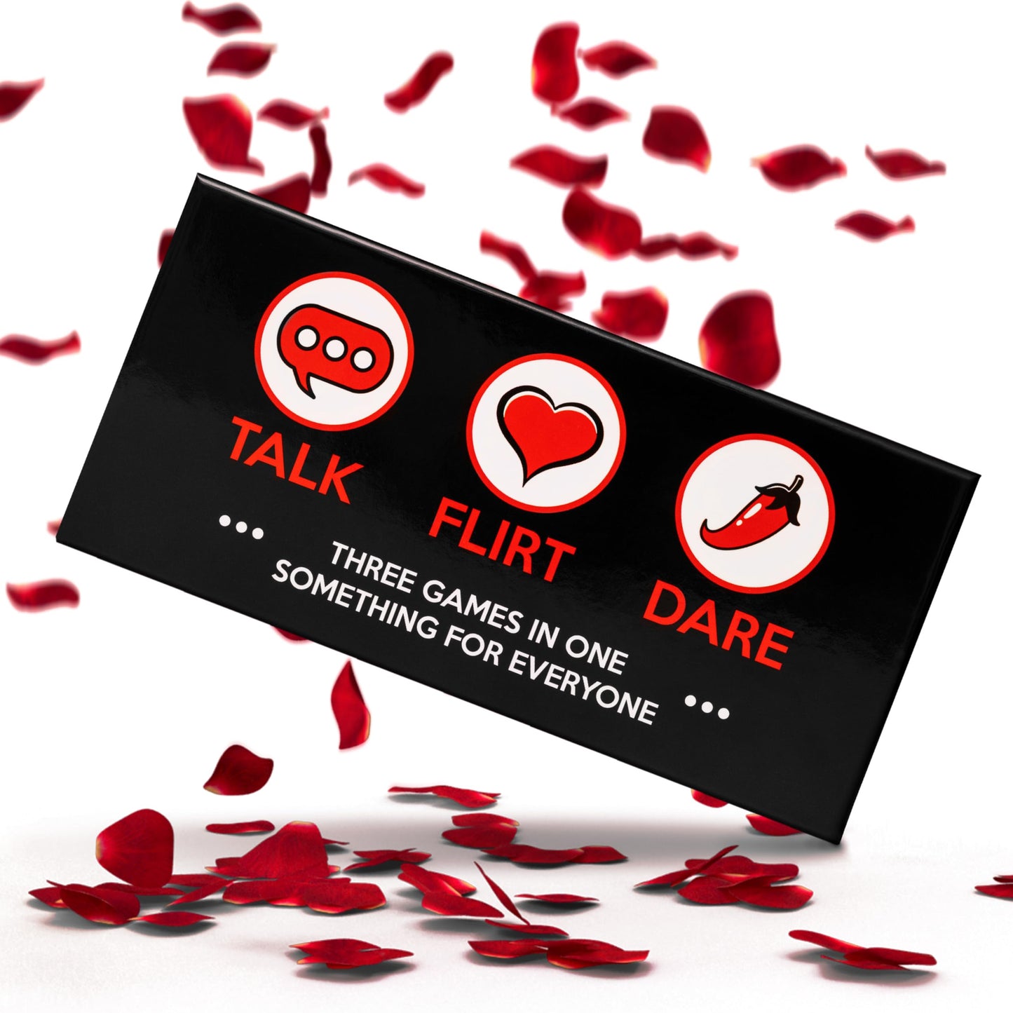 Talk Flirt Dare – Fun and Romantic Couples Game for Date Night Conversation Cards for Couples to Strengthen Relationships