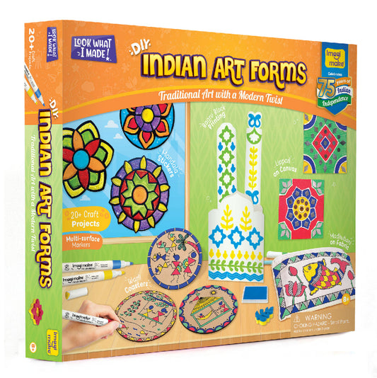 Imagimake Learn Indian Art Forms Arts and Craft DIY Kit