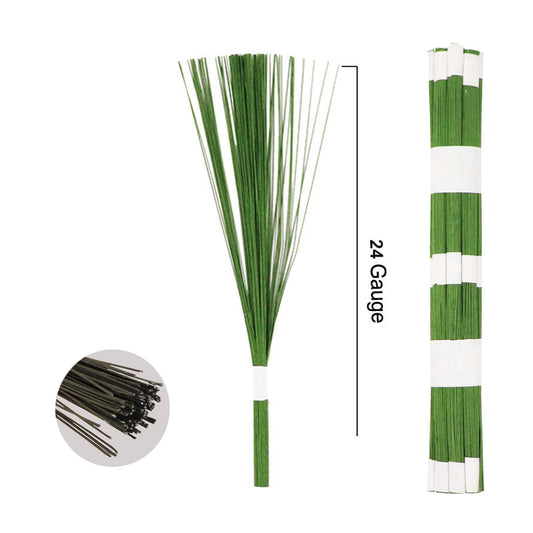 Flower Making Stem Wire 24 Gauge 12 Inch 100 Pc's