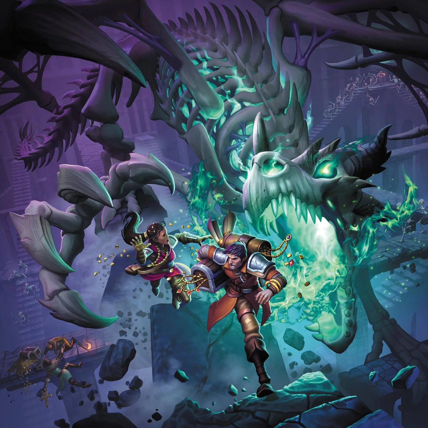 Dire Wolf Clank! Catacombs Board Game