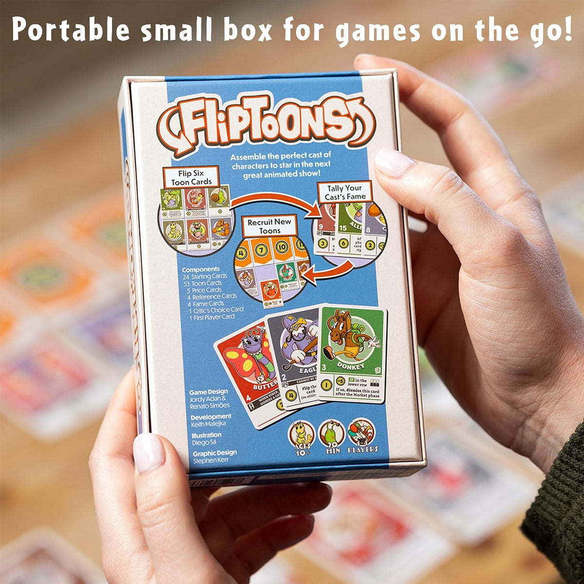 Thunderworks Games FlipToons an Animated Deck Building Card Game