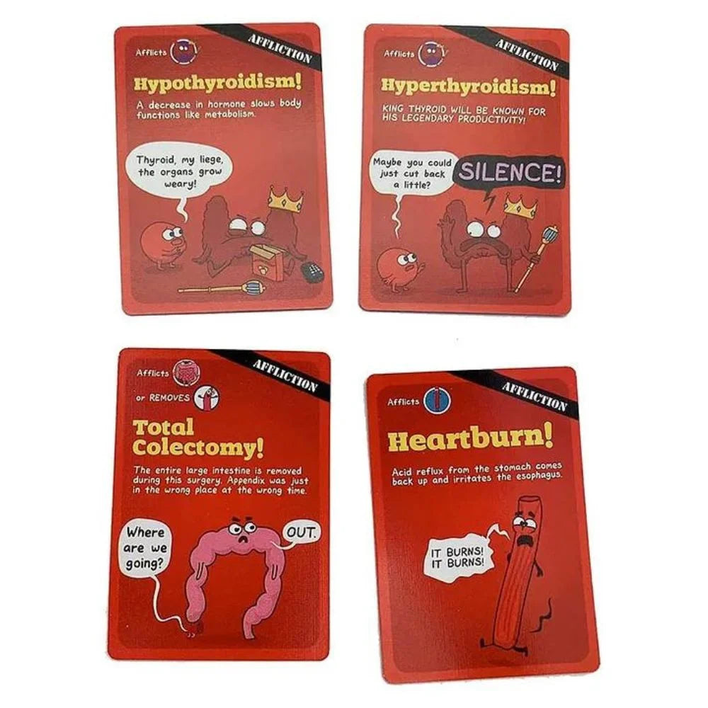 Awkward Yeti Organ Attack Card Game