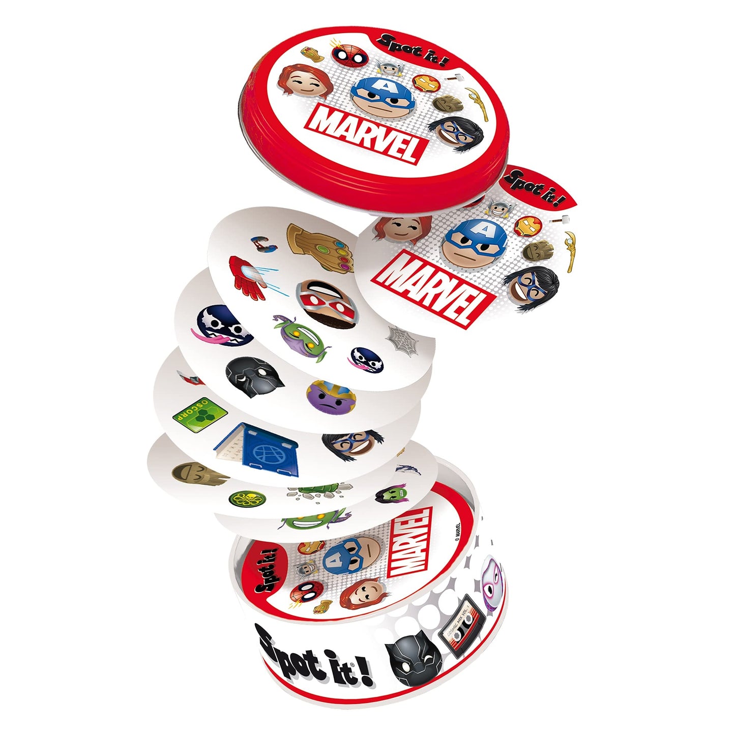 Spot it! Dobble Marvel Emojis Card Game