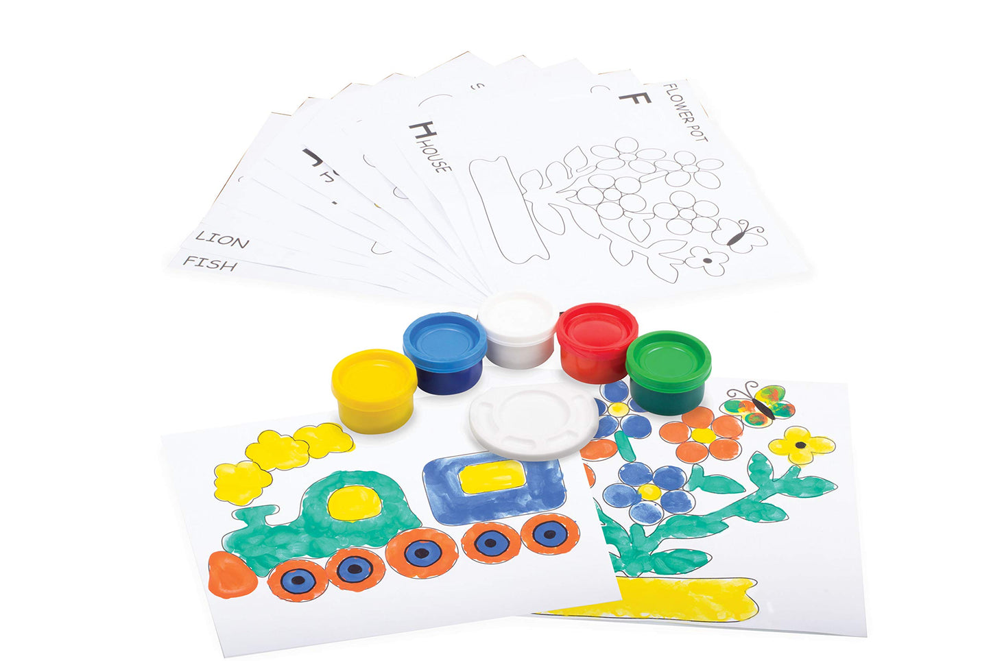 Handycrafts Funskool Finger Painting DIY Kit
